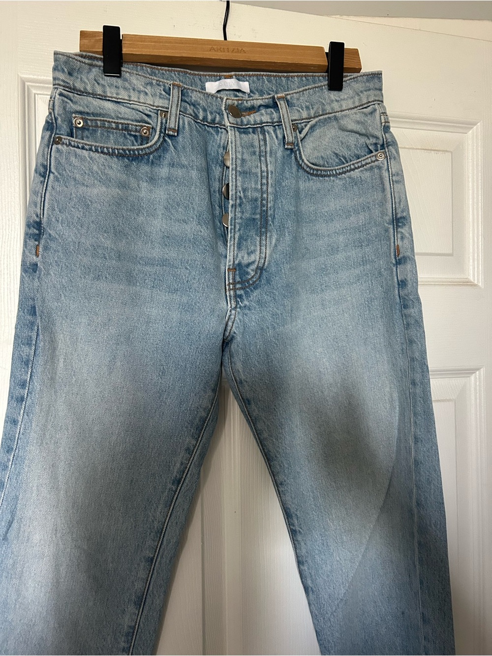 SABLYN Sammy Straight Relaxed Fit Light Blue Jeans